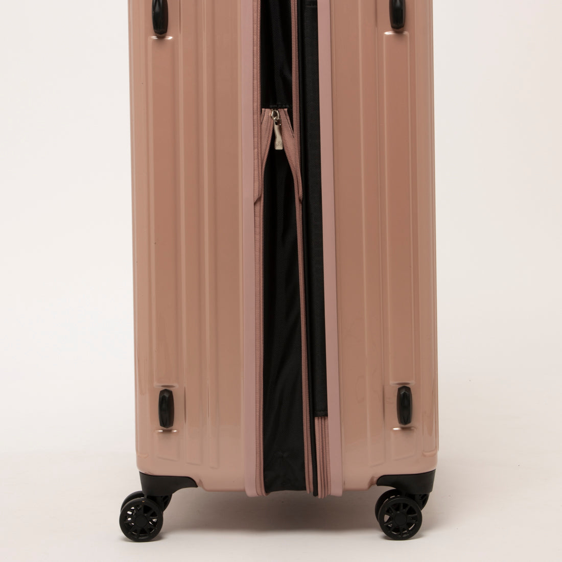 アジア・ラゲージ Asia Luggage 大容量／軽量／拡張機能で容量アップ／高純度ポリカーボネイト100% ALI-6000-28W [10泊以上] 100L(拡張時114L) （アッシュコーラル） アッシュコーラル