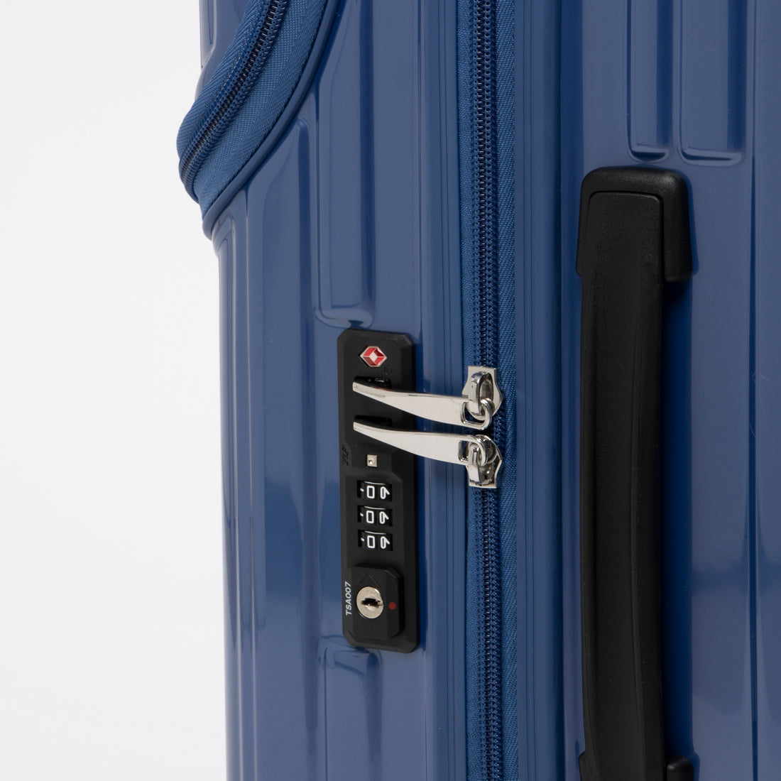 アジア・ラゲージ Asia Luggage トップオープン / 高純度ポリカーボネイト100% / 2way式TSAロック搭載 / 15インチPC収納可能/軽量/機内持ち込みサイズ ALI-6000TP-18 [2?3泊] 37L （アッシュブルー） アッシュブルー