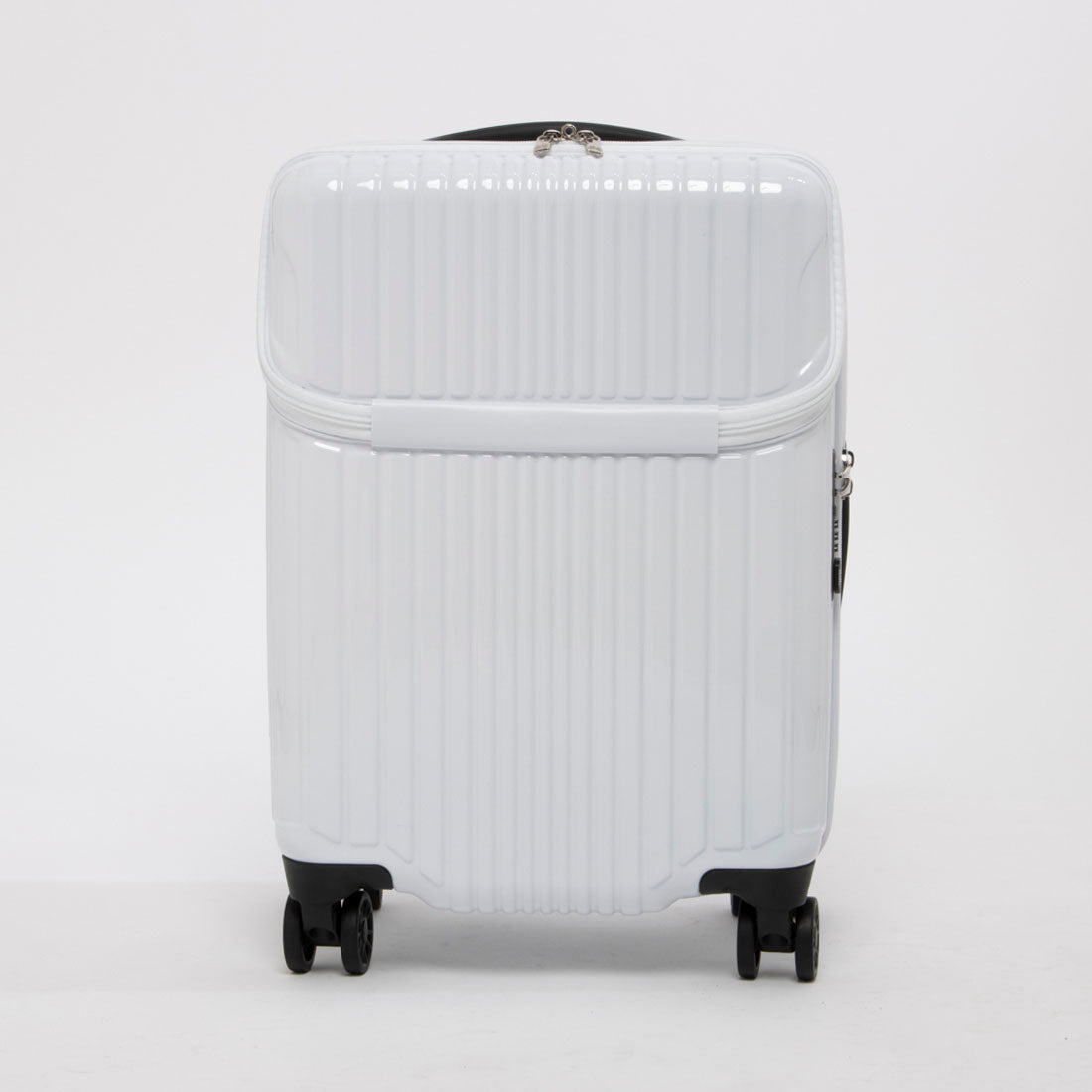 アジア・ラゲージ Asia Luggage トップオープン / 高純度ポリカーボネイト100% / 2way式TSAロック搭載 / 15インチPC収納可能/軽量/機内持ち込みサイズ ALI-6000TP-18 [2?3泊] 37L （ホワイト） ホワイト