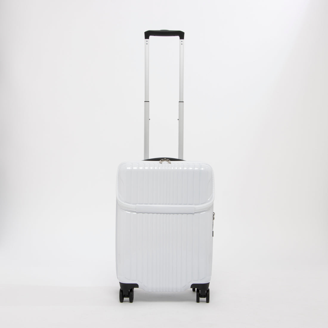 アジア・ラゲージ Asia Luggage トップオープン / 高純度ポリカーボネイト100% / 2way式TSAロック搭載 / 15インチPC収納可能/軽量/機内持ち込みサイズ ALI-6000TP-18 [2?3泊] 37L （ホワイト） ホワイト