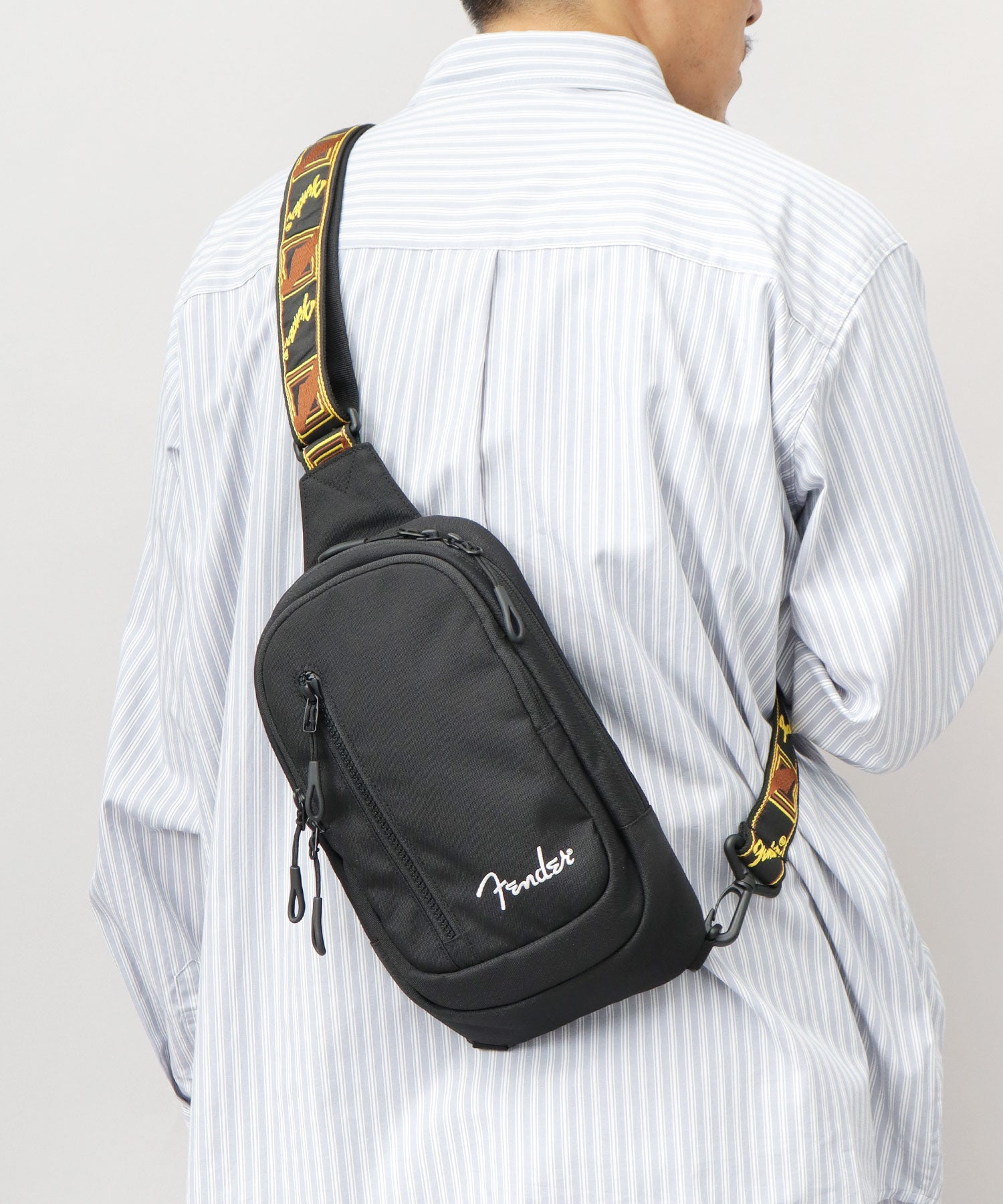 フェンダー FENDER ボディバッグ ワンショルダー バッグ シンプル 斜めがけ 肩がけ ショルダーバッグ コーデュラ （ブラック） ブラック