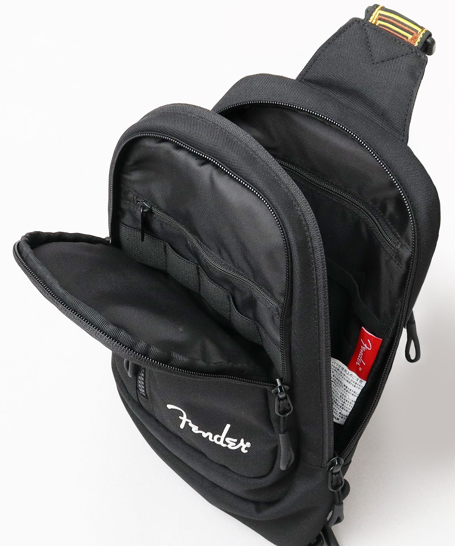 フェンダー FENDER ボディバッグ ワンショルダー バッグ シンプル 斜めがけ 肩がけ ショルダーバッグ コーデュラ （ブラック） ブラック