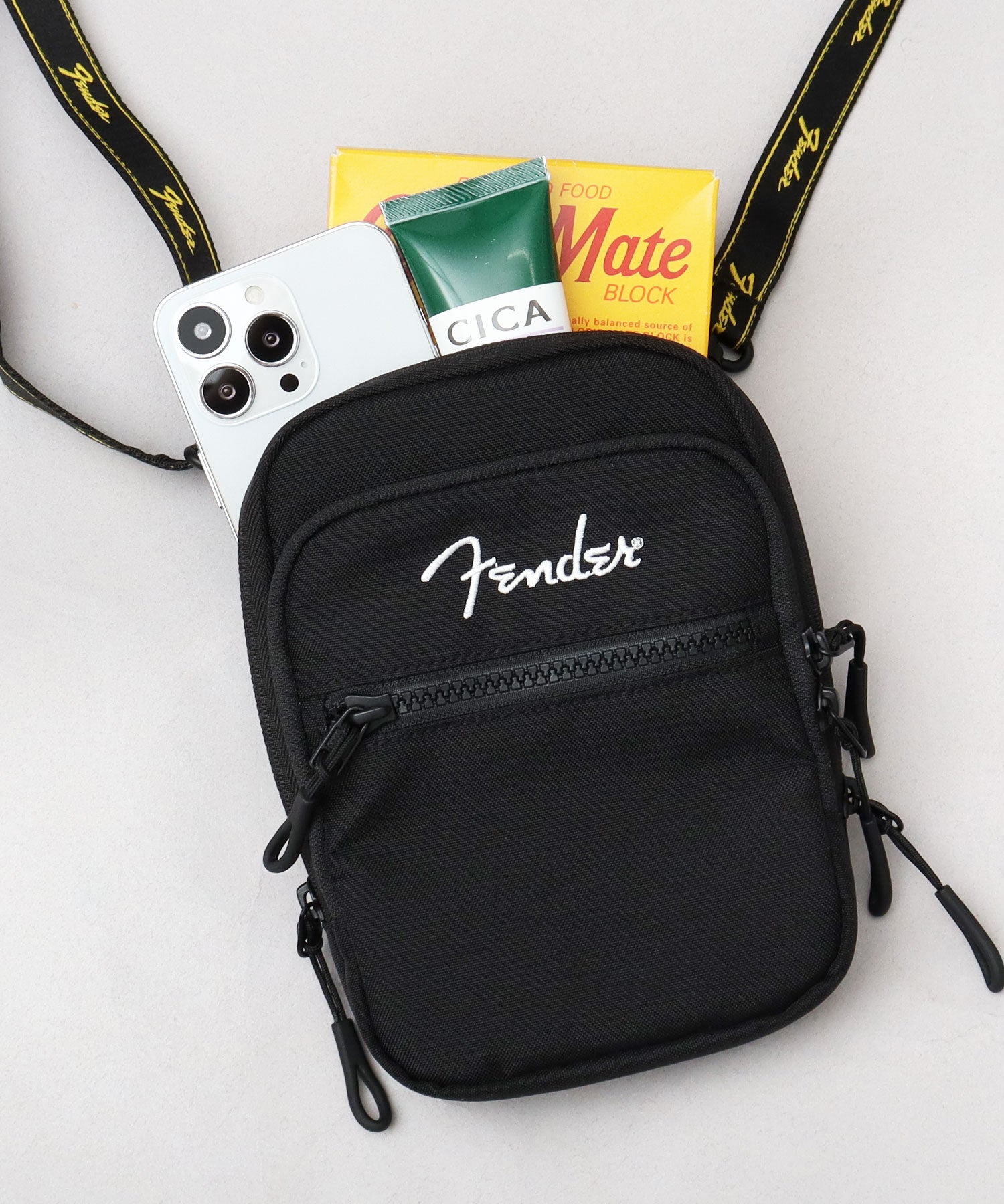 フェンダー FENDER バッグ ショルダーバッグ ミニバッグ ポーチ 2way ミニポーチ ポシェット ミニショルダー （ブラック） ブラック
