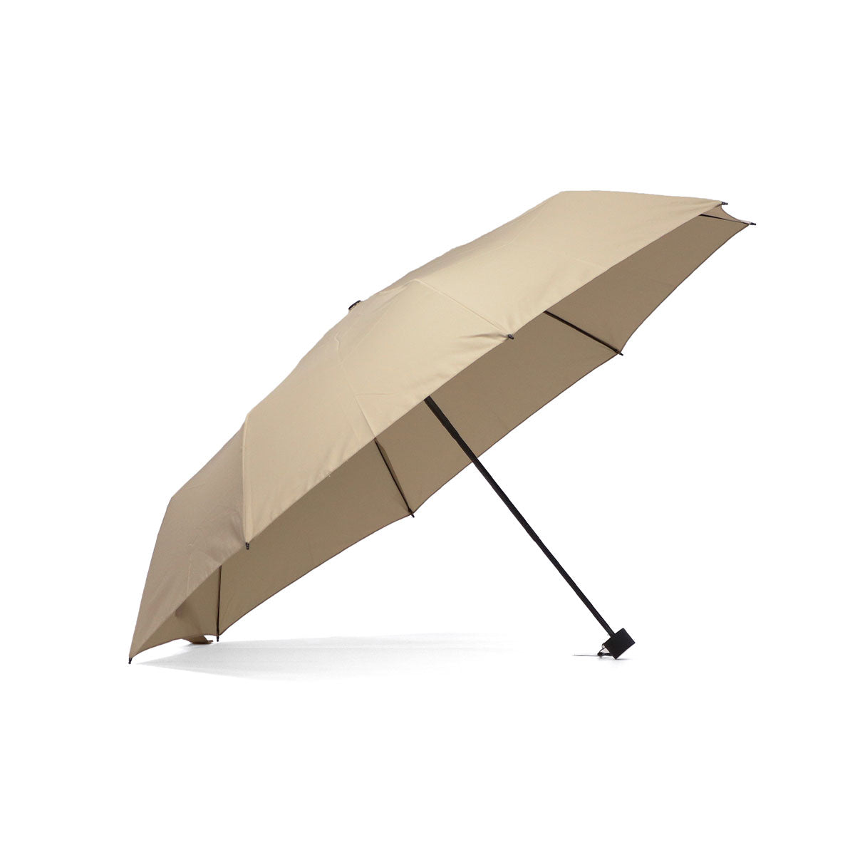 ウォーターフロント Waterfront 折りたたみ傘 メンズ レディース 晴雨兼用 雨傘 日傘 折りたたみ 耐風 撥水 丈夫 UVカット 紫外線対策 手動 無地 LESS IS MORE ストロング8 折 60cm U360-1125 （ベージュ） ベージュ