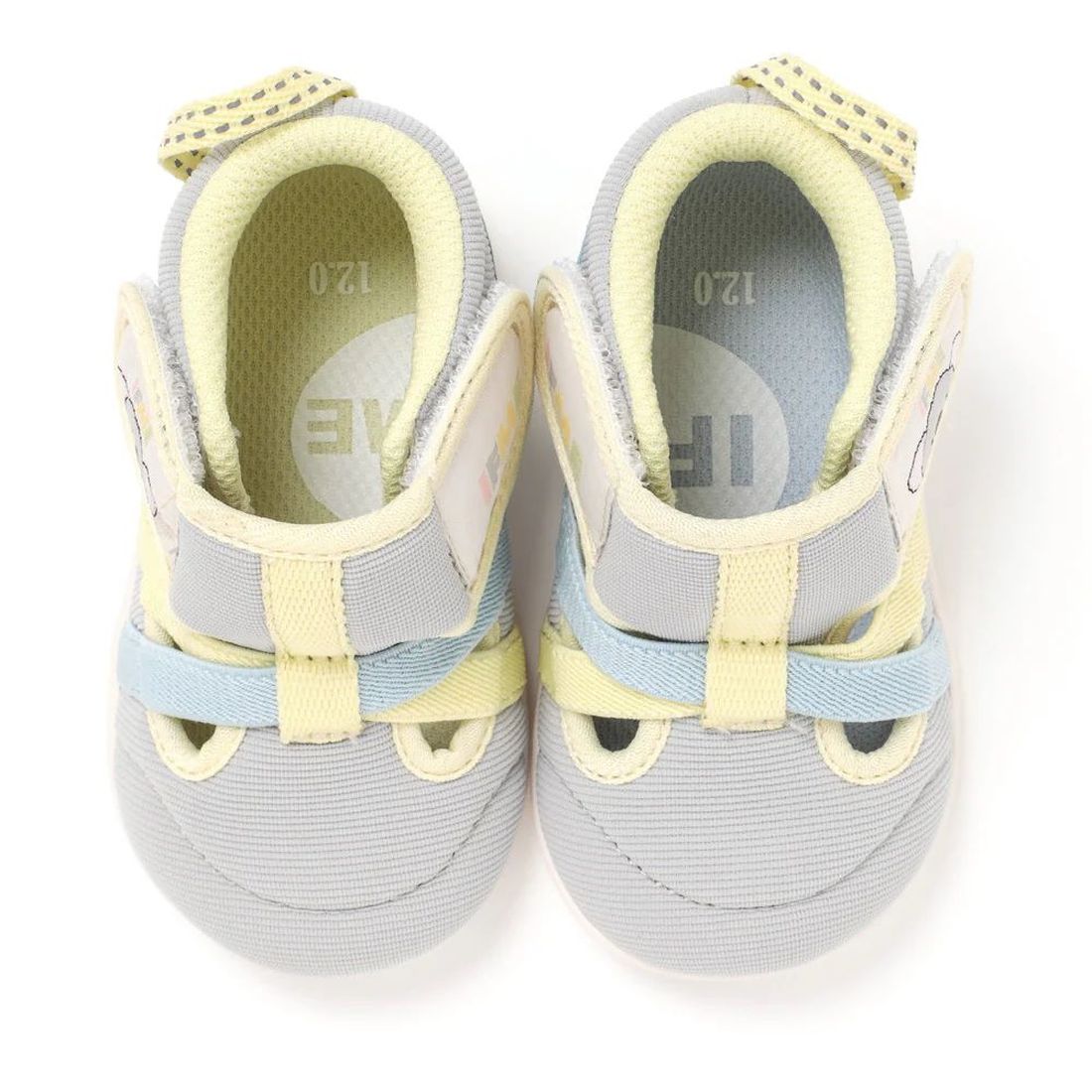 IFME First Shoes Kids Koala Motif Summer First 20-5300 IFME Baby Sneakers Summer Shoes Velcro