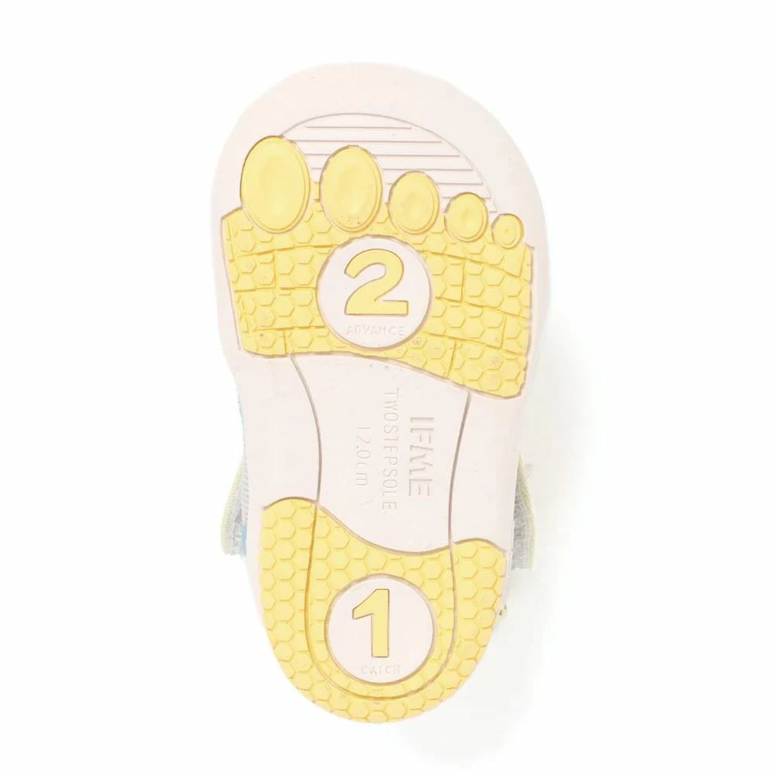 IFME First Shoes Kids Koala Motif Summer First 20-5300 IFME Baby Sneakers Summer Shoes Velcro