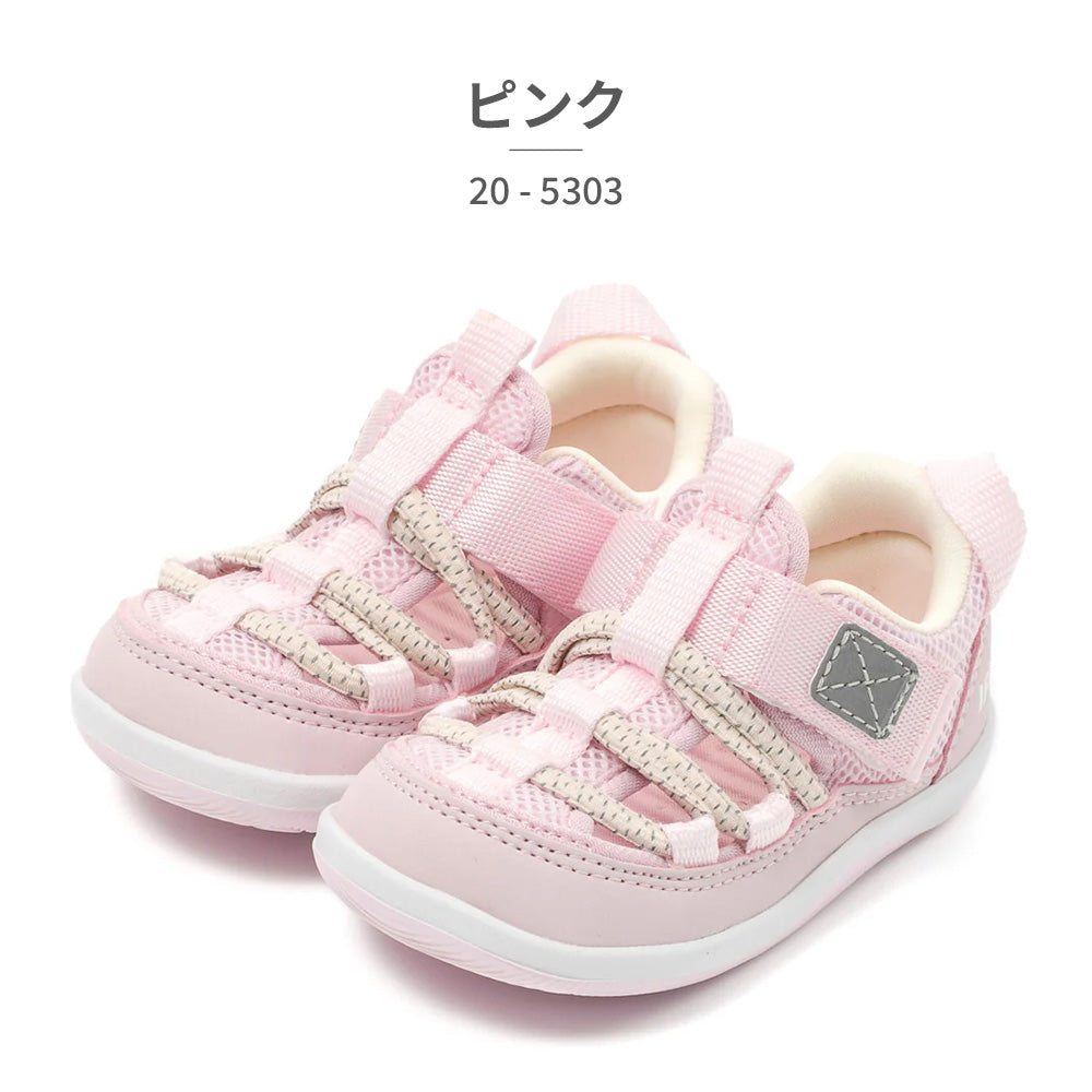 イフミー IFME サンダル キッズ IFME BABY 両ベルトウォーター 20-5303 ベビー 水陸両用 ウォーターシューズ サマーシューズ （ピンク） ピンク