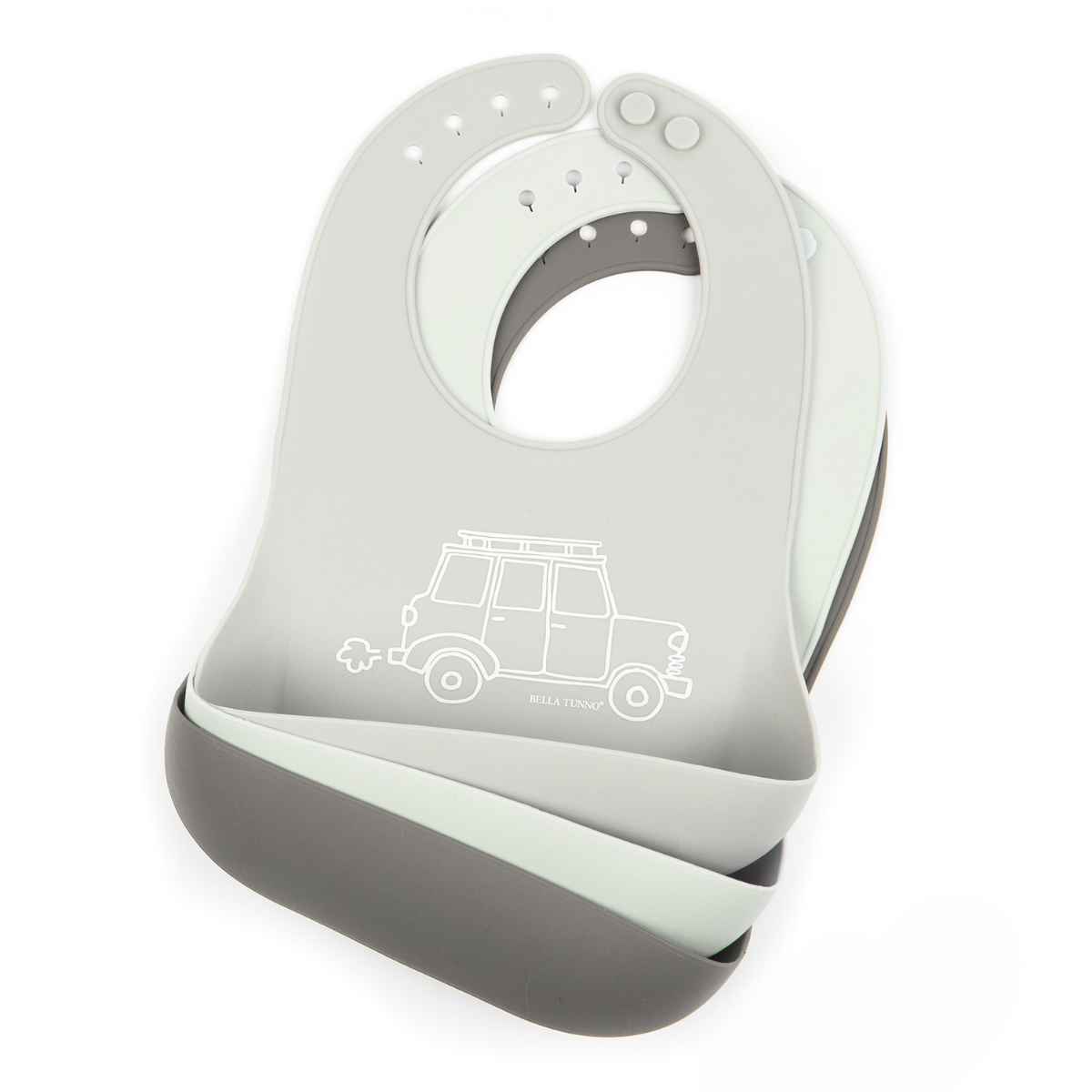 Bella Tunno Wonder Bib, silicone, for ages 6 months to 3 years [Non-returnable item]