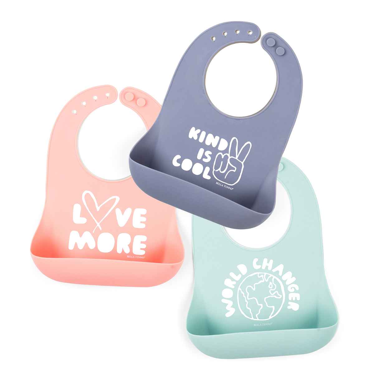 Bella Tunno Wonder Bib, silicone, for ages 6 months to 3 years [Non-returnable item]