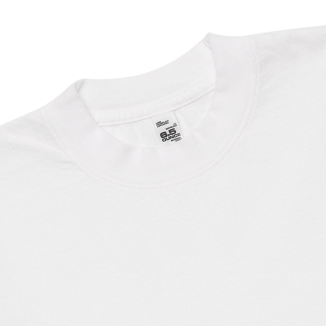 Los Angeles Apparel T-shirt Cut and Sew Long Sleeve T-shirt white Men's Los Angeles Apparel 1807GD WHITE