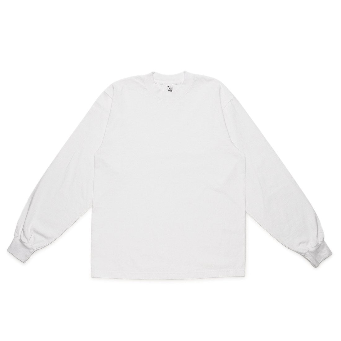 Los Angeles Apparel T-shirt Cut and Sew Long Sleeve T-shirt white Men's Los Angeles Apparel 1807GD WHITE