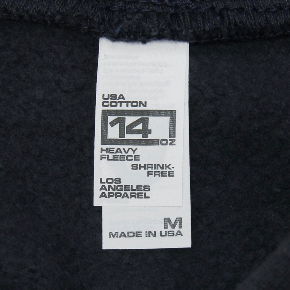 Los Angeles Apparel Hoodie Fleece Hooded navy Men's Los Angeles Apparel Hf-09