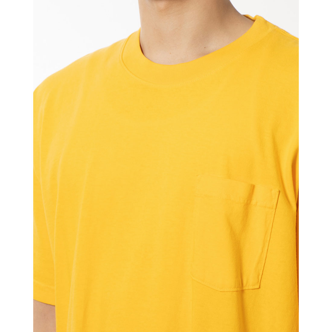 LOS ANGELES APPAREL SHORT SLEEVE GARMENT DYE POCKET T-SHIRT