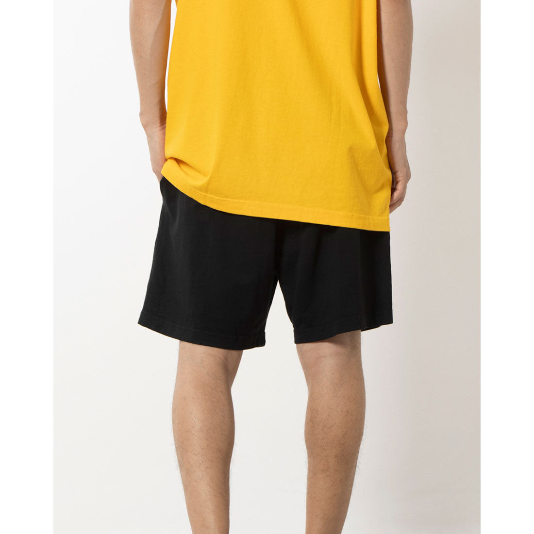 LOS ANGELES APPAREL HEAVY JERSEY GARMENT DYE GYM SHORTS