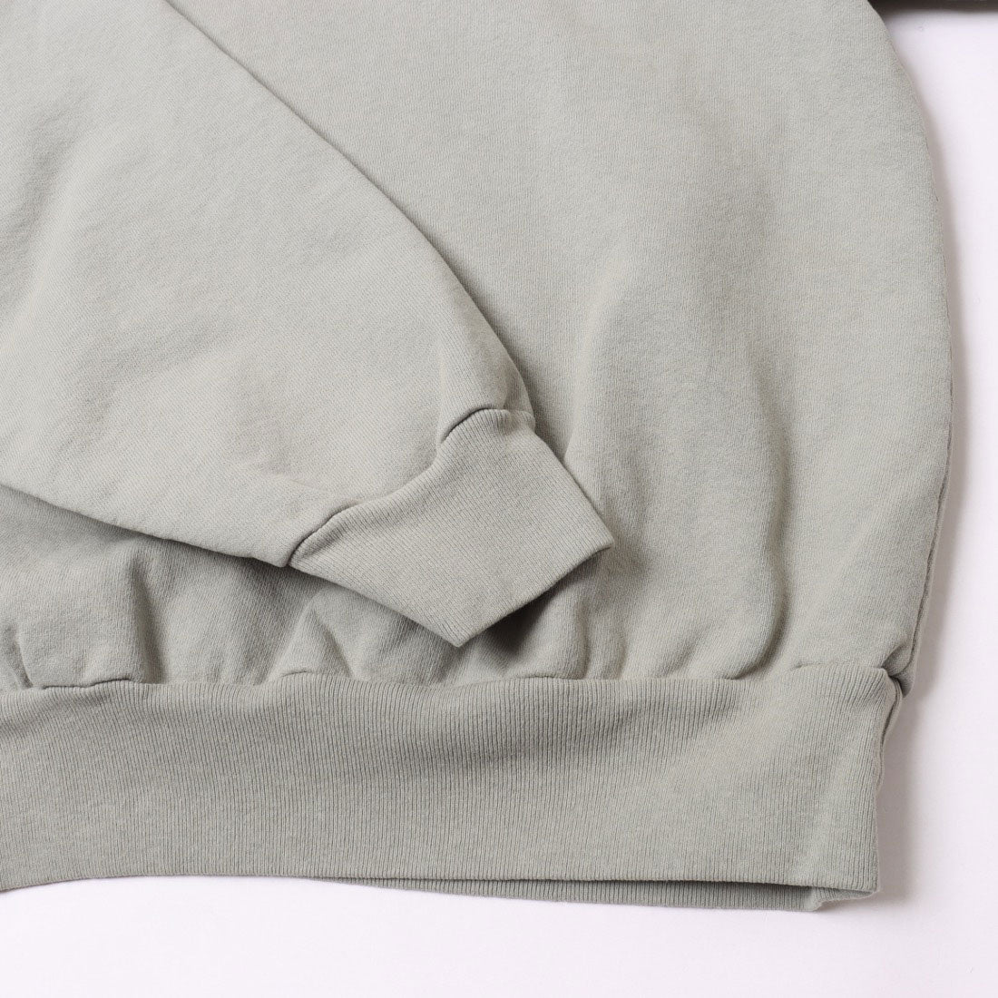 ロサンゼルスアパレル LOS ANGELES APPAREL 【Los Angeles Apparel】14oz L/S Heavy Fleece PO Crew Garment Dye  ガーメントダイ ヘビーウェイト クルーネック スウェ （オリーブ） オリーブ