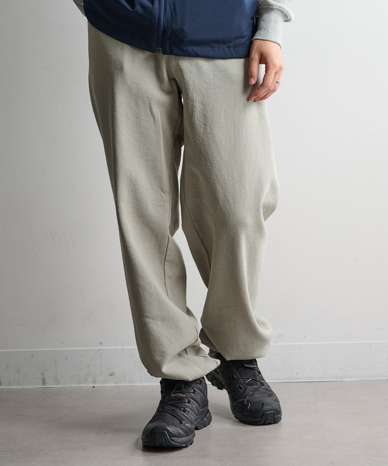 ロサンゼルスアパレル LOS ANGELES APPAREL Heavy Fleece Sweatpant 14Oz Garment Dye オンス ヘビーウェイト フリース スウェットパンツ ガーメントダイ 裏起毛 USA製  L-HF04GD UNTR （ライトグリーン） ライトグリーン