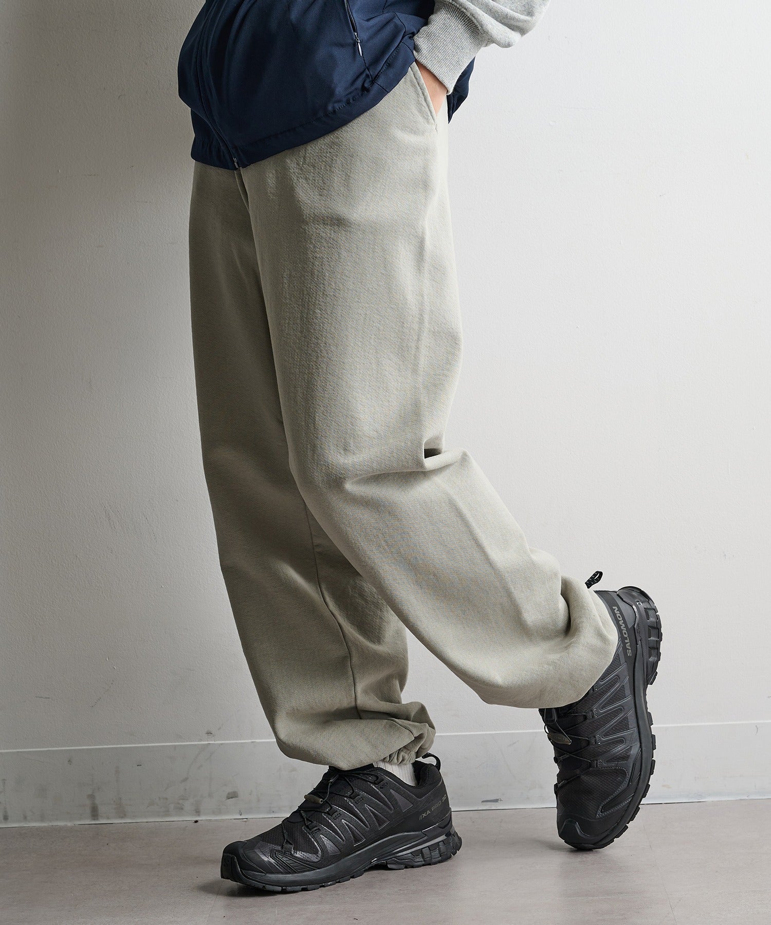 ロサンゼルスアパレル LOS ANGELES APPAREL Heavy Fleece Sweatpant 14Oz Garment Dye オンス ヘビーウェイト フリース スウェットパンツ ガーメントダイ 裏起毛 USA製  L-HF04GD UNTR （ライトグリーン） ライトグリーン