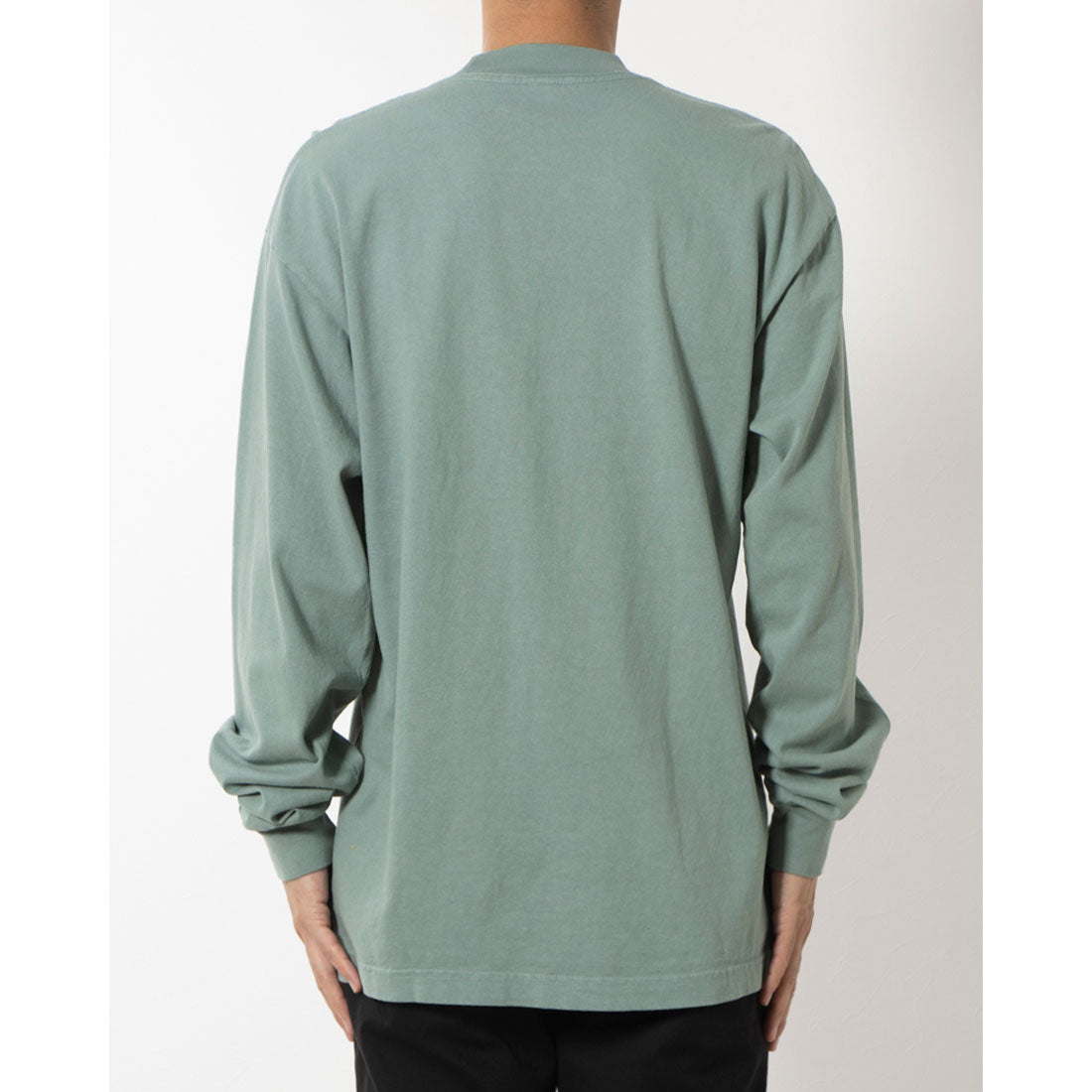 ロサンゼルスアパレル LOS ANGELES APPAREL LONG SLEEVE GARMENT DYE MOCKNECK T-SHIRT