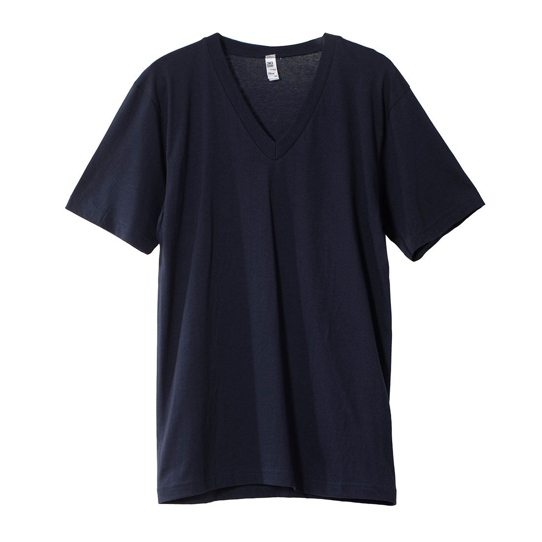 LOS ANGELES APPAREL FINE JERSEY V-NECK T-SHIRT