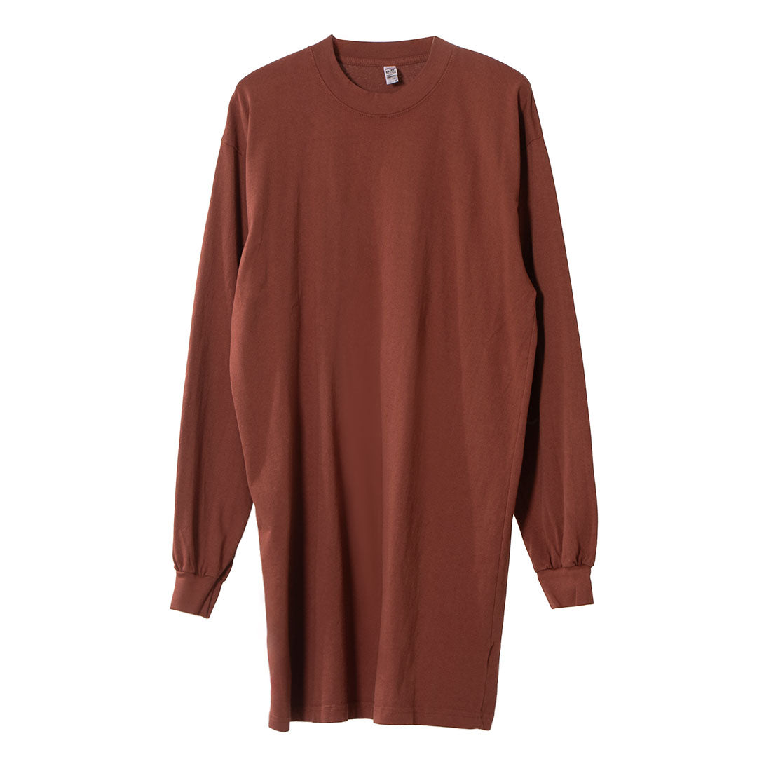 ロサンゼルスアパレル LOS ANGELES APPAREL LONG SLEEVE GARMENT DYE MOCKNECK DRESS