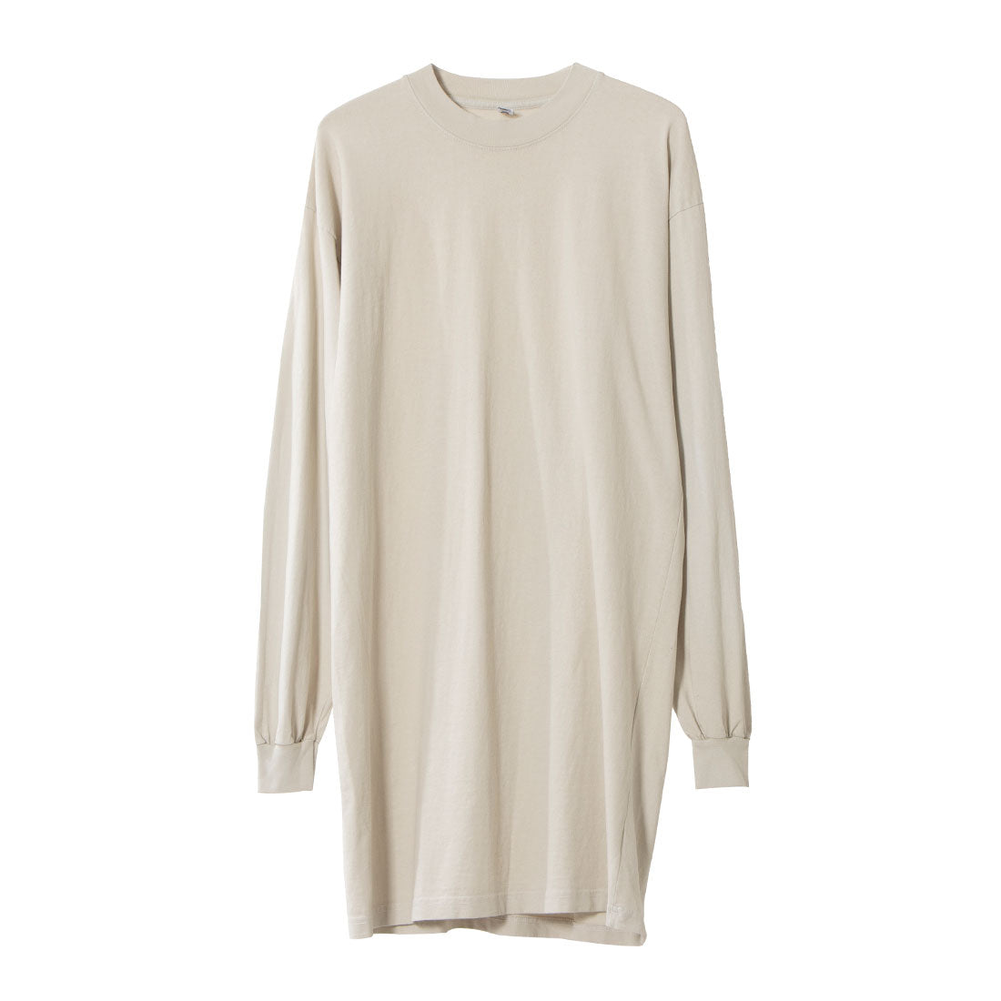 ロサンゼルスアパレル LOS ANGELES APPAREL LONG SLEEVE GARMENT DYE MOCKNECK DRESS