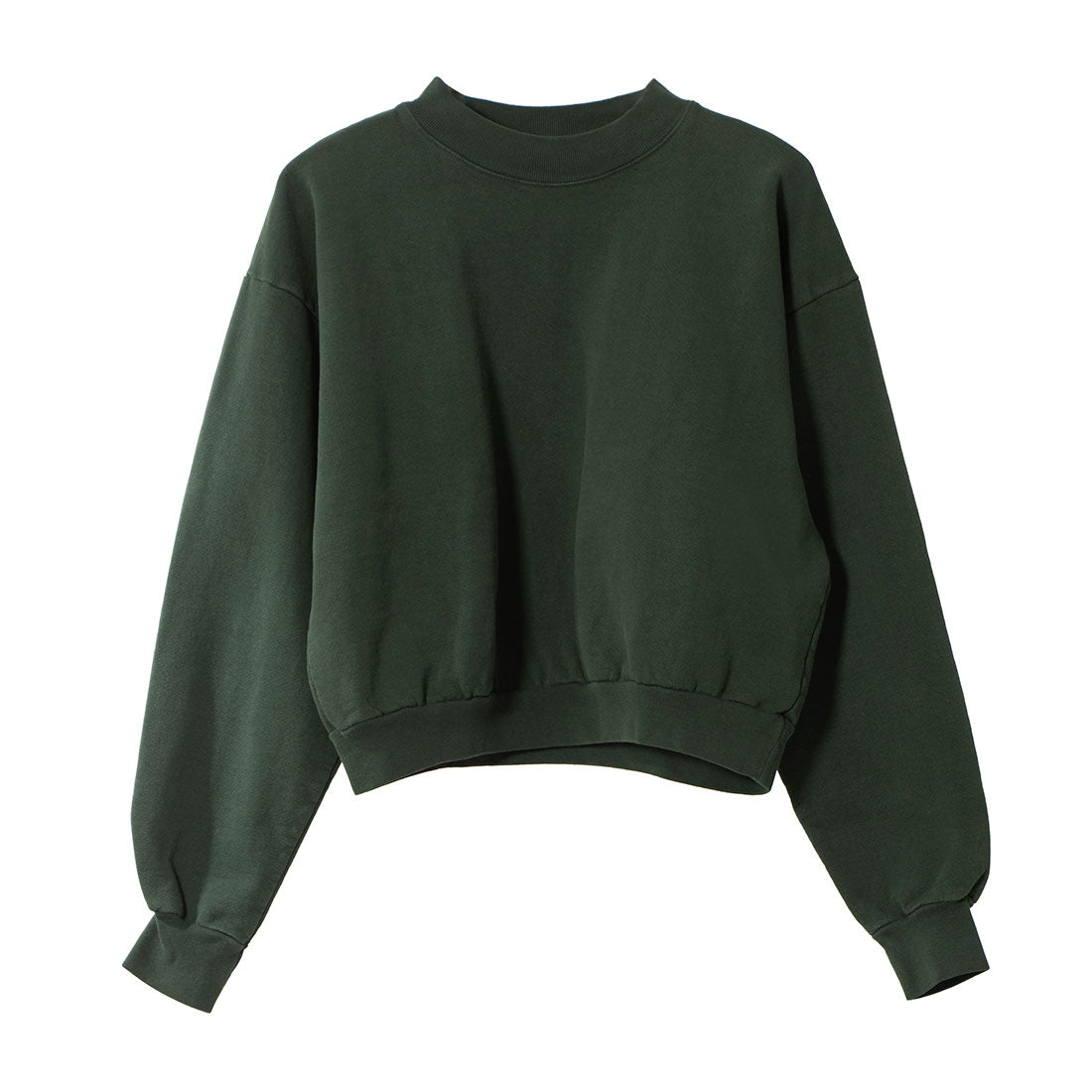 ロサンゼルスアパレル LOS ANGELES APPAREL 14 OZ GARMENT DYE HEAVY FLEECE CROPPED MOCK NECK PULLOVER