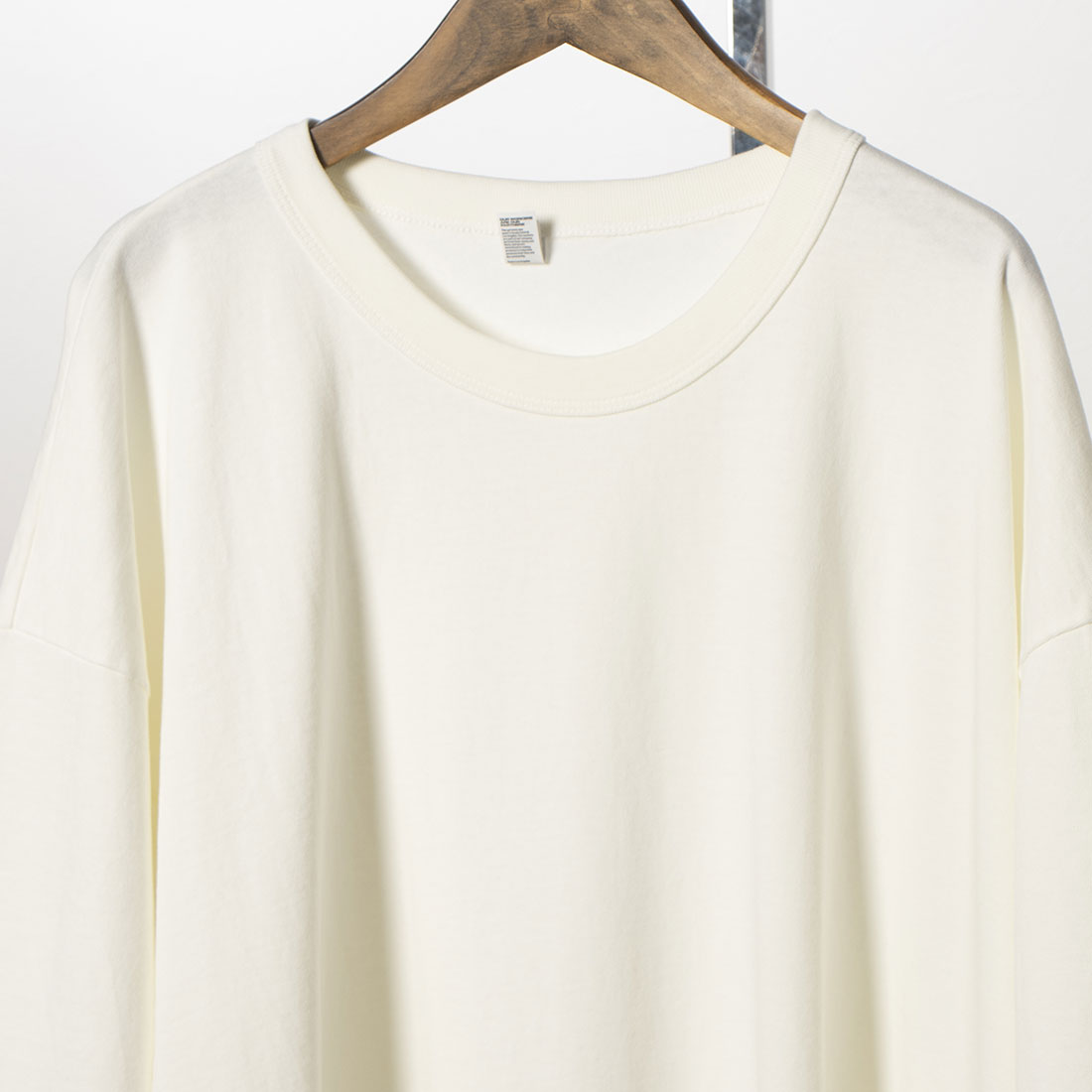 ロサンゼルスアパレル LOS ANGELES APPAREL SHORT SLEEVE BINDING GARMENT DYE T-SHIRT （OFF WHITE） OFF WHITE