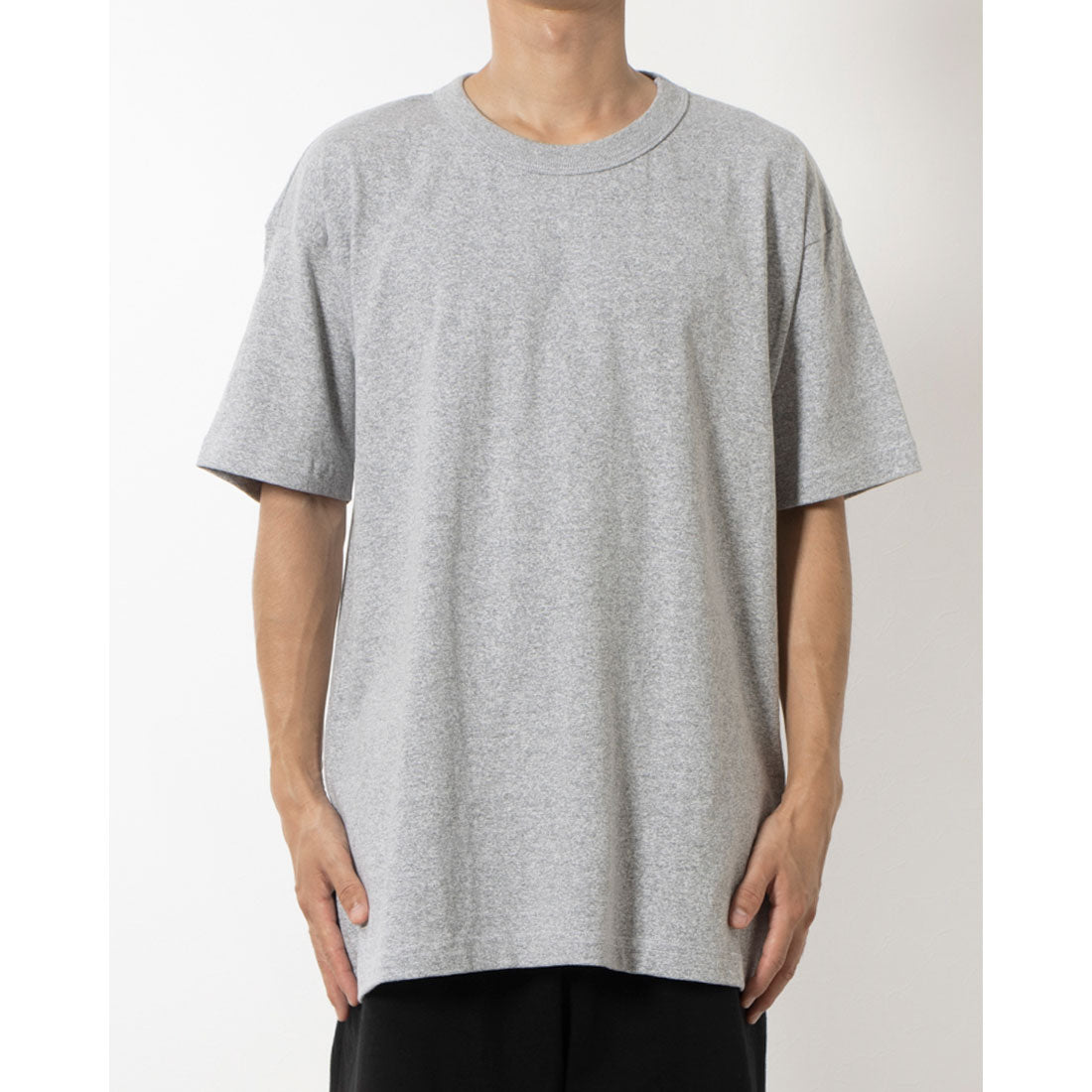 ロサンゼルスアパレル LOS ANGELES APPAREL 8OZ MOCK TWIST CREW NECK T-SHIRT