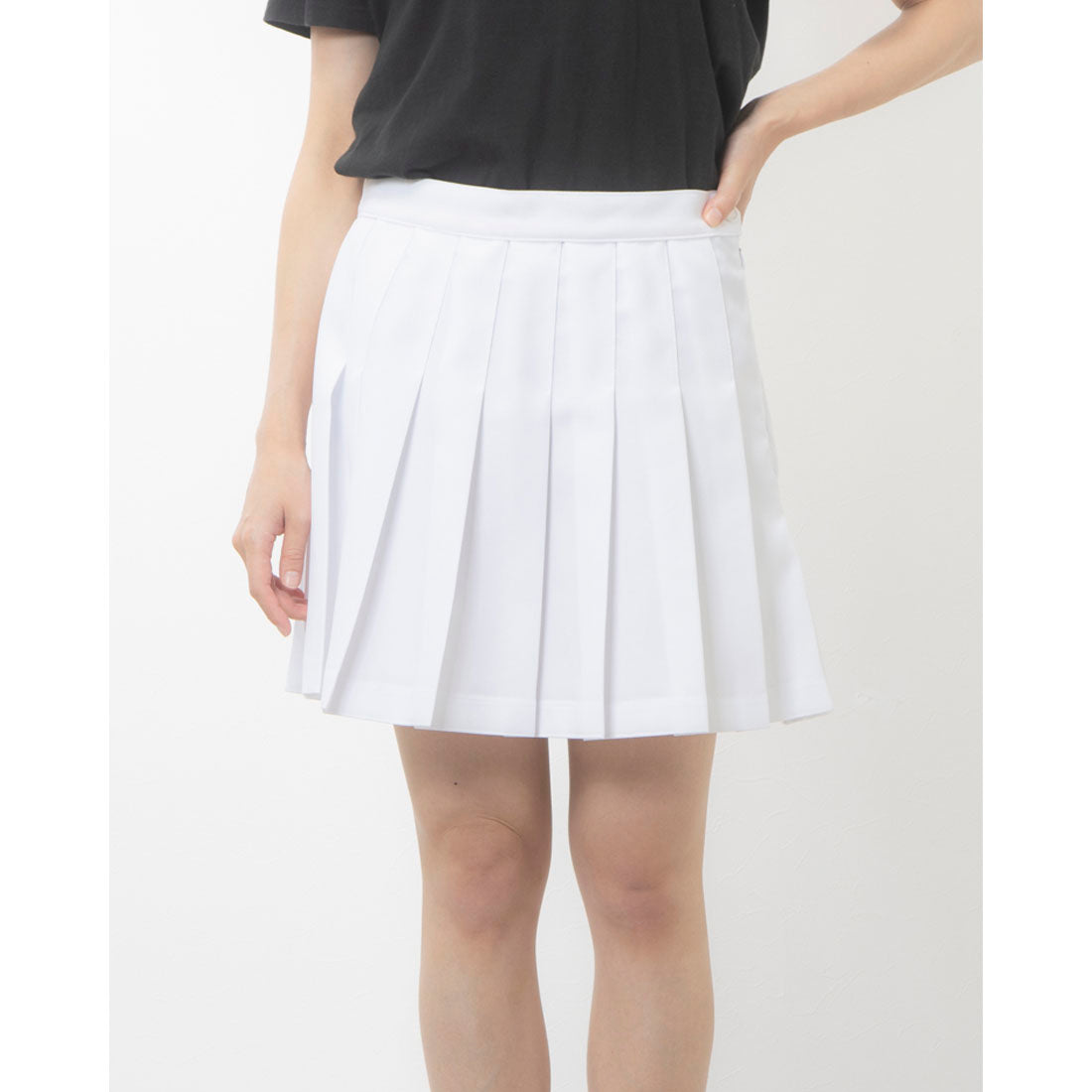 ロサンゼルスアパレル LOS ANGELES APPAREL TENNIS SKIRT,WHITE