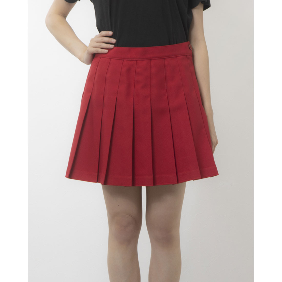 ロサンゼルスアパレル LOS ANGELES APPAREL TENNIS SKIRT,RED