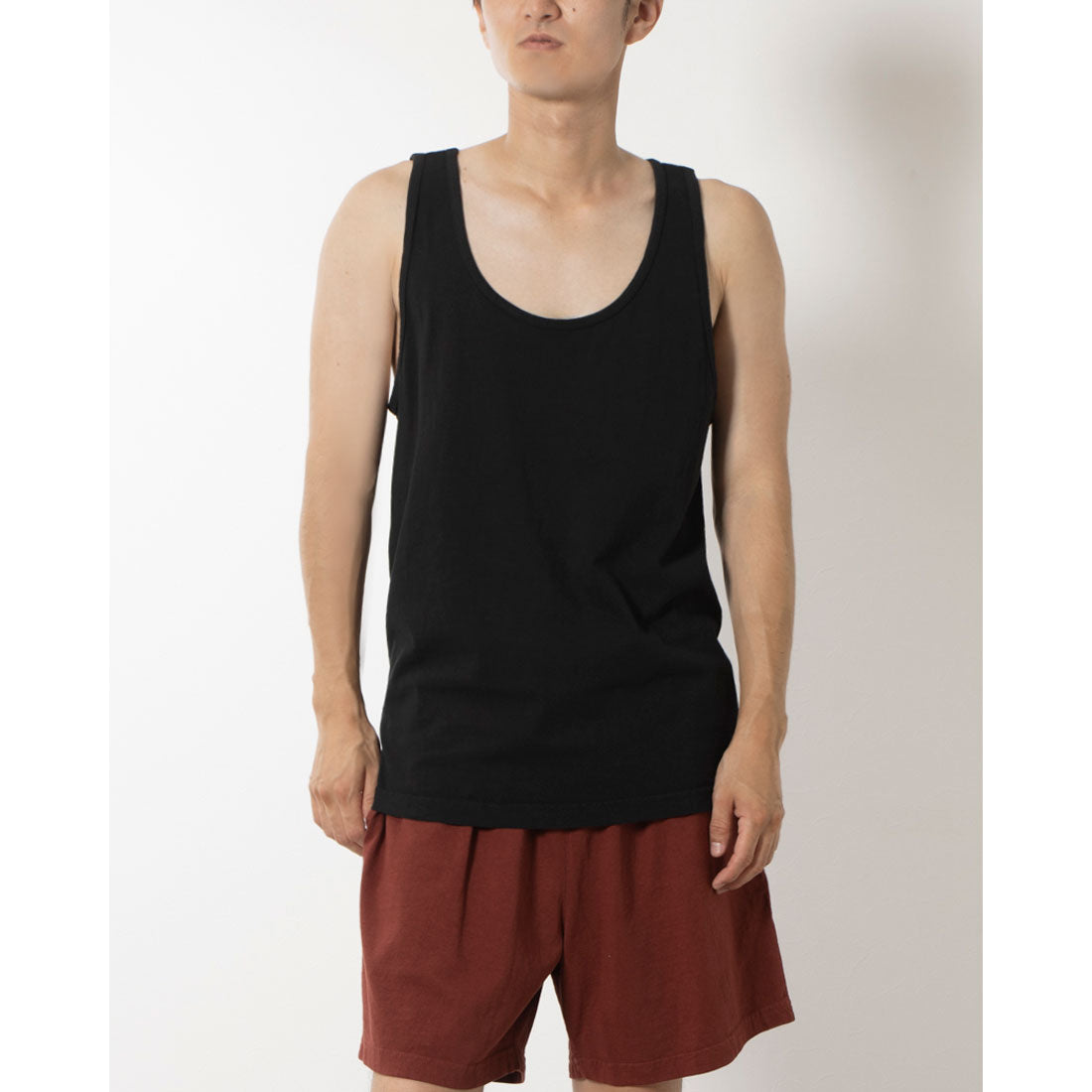 ロサンゼルスアパレル LOS ANGELES APPAREL CLASSIC TANK TOP （BLACK） BLACK