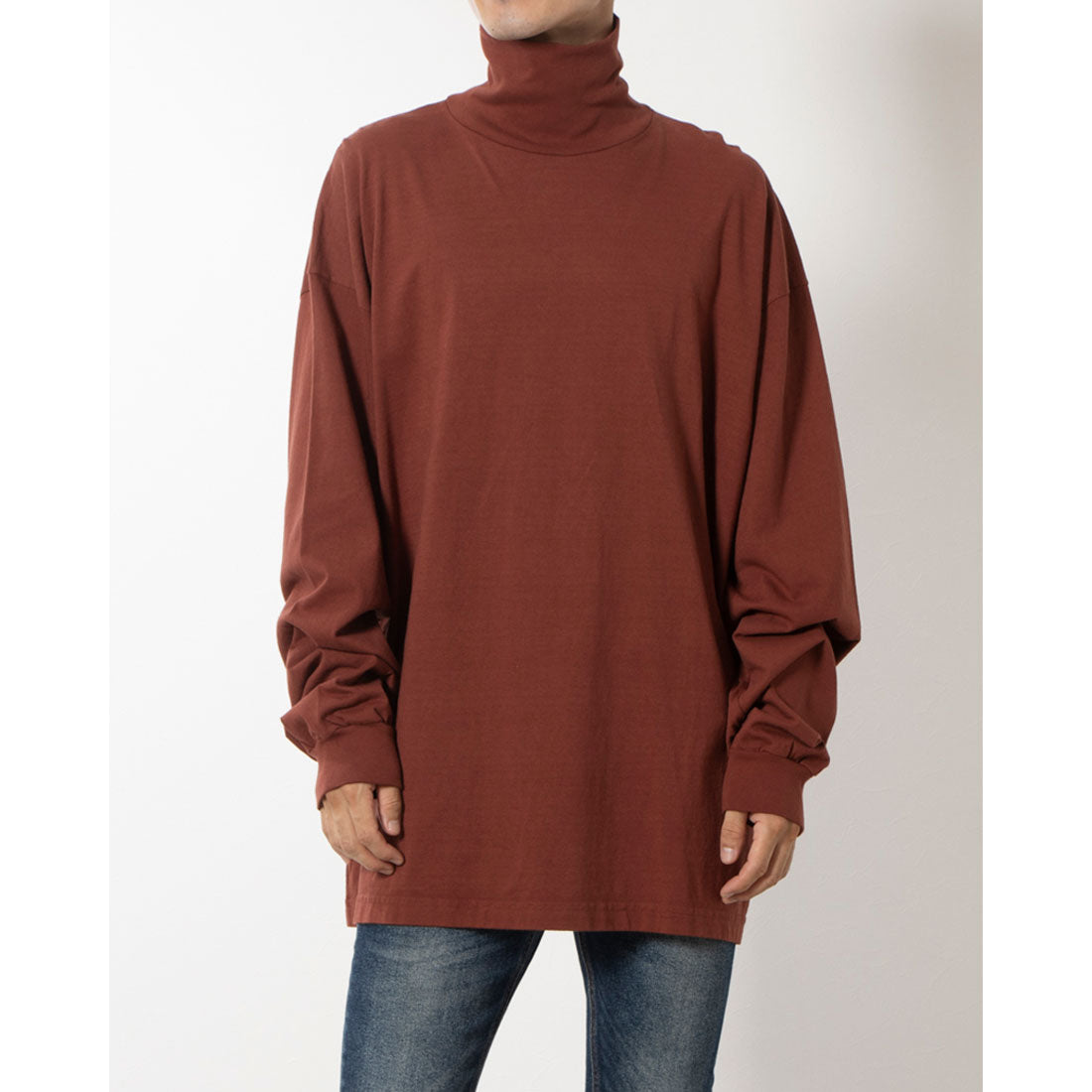 Los Angeles Apparel Long Sleeve Garment Dye Turtleneck