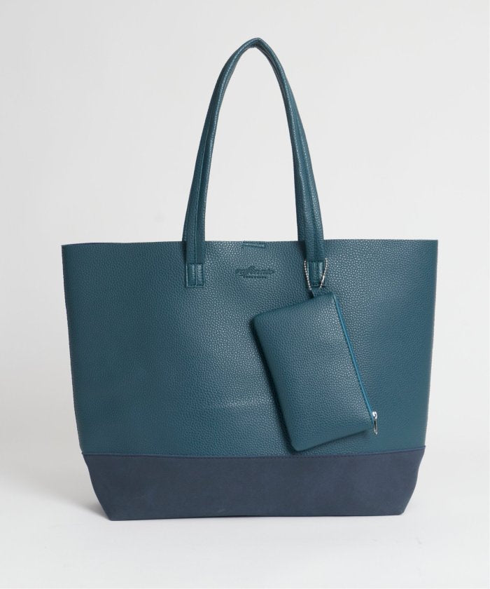 イッカ ikka 【雑誌MonoMax4月号掲載】バイカラーシュリンクトートバッグ （ベージュ） ベージュ