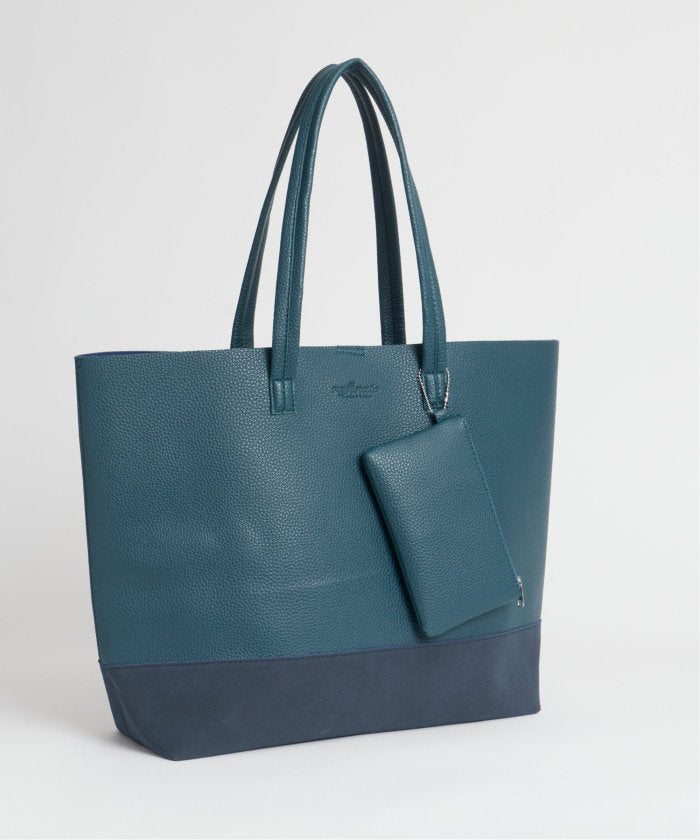 イッカ ikka 【雑誌MonoMax4月号掲載】バイカラーシュリンクトートバッグ （ベージュ） ベージュ