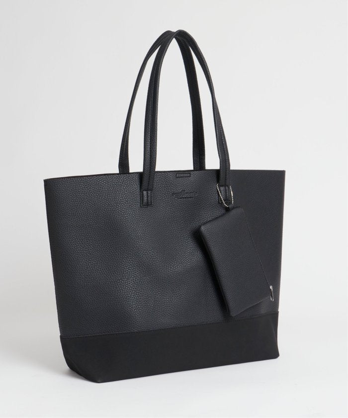 イッカ ikka 【雑誌MonoMax4月号掲載】バイカラーシュリンクトートバッグ （ベージュ） ベージュ