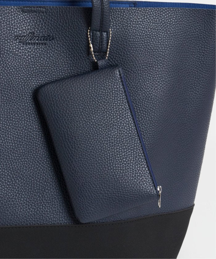 イッカ ikka 【雑誌MonoMax4月号掲載】バイカラーシュリンクトートバッグ （ベージュ） ベージュ