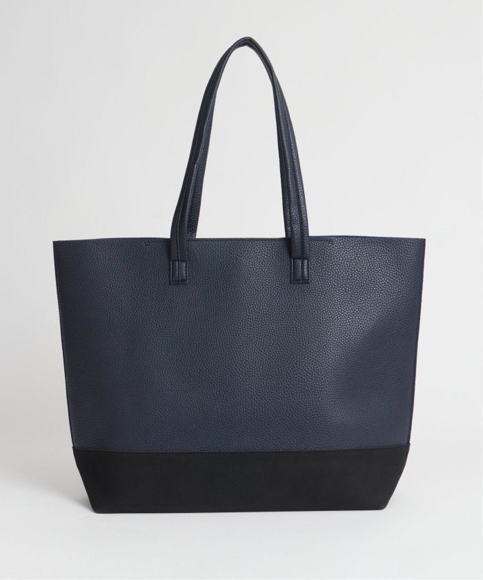 イッカ ikka 【雑誌MonoMax4月号掲載】バイカラーシュリンクトートバッグ （ベージュ） ベージュ