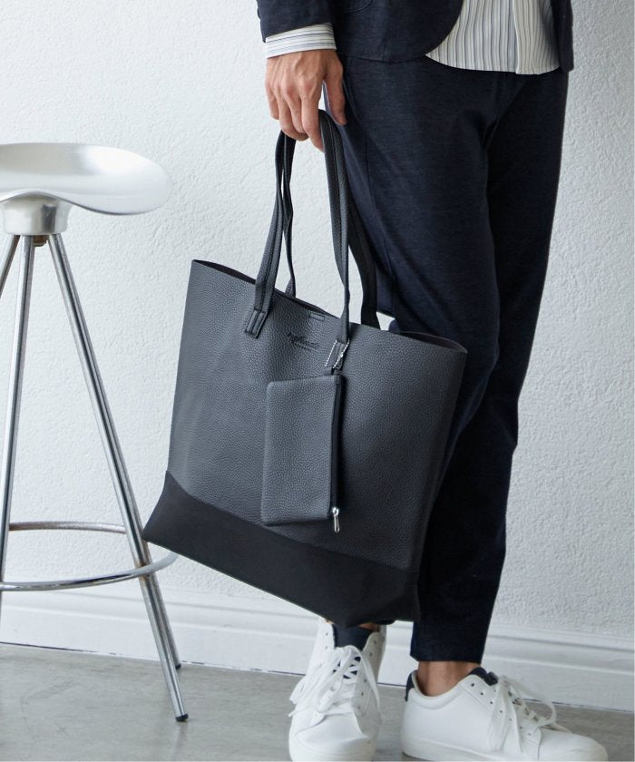 イッカ ikka 【雑誌MonoMax4月号掲載】バイカラーシュリンクトートバッグ （ベージュ） ベージュ