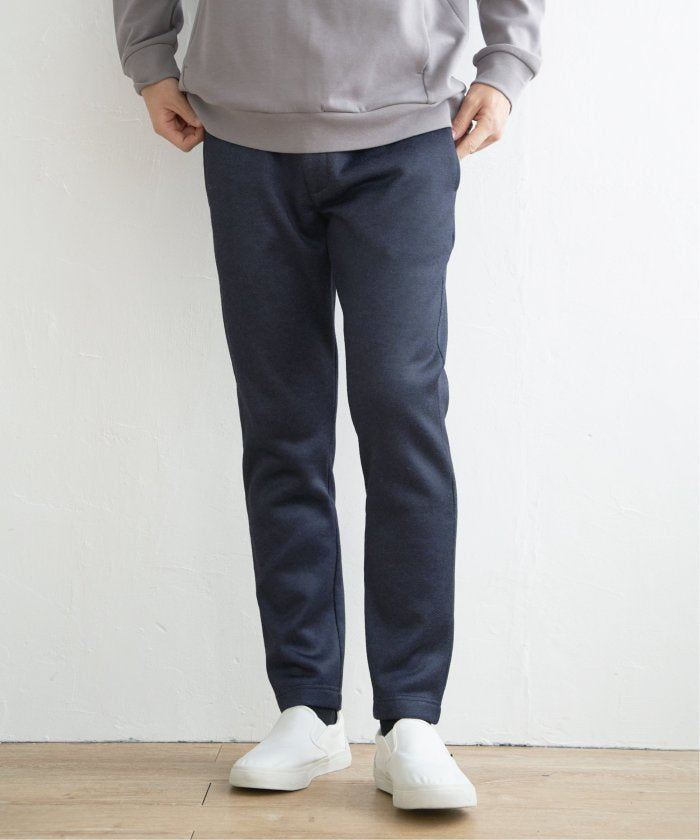 イッカ ikka ニットフリースイージーテーパードパンツ （ネイビー） ネイビー