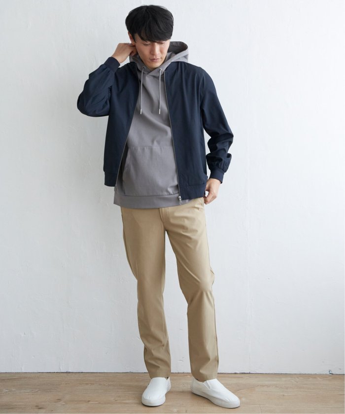 イッカ ikka 【撥水】Teflonストレッチブルゾン （ネイビー） ネイビー