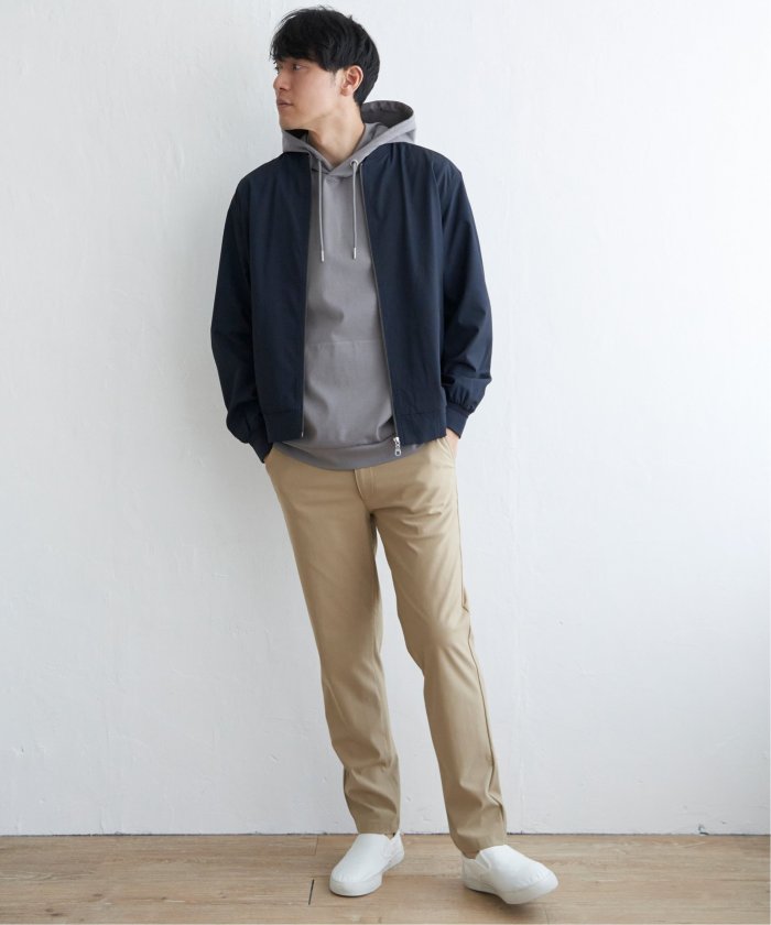 イッカ ikka 【撥水】Teflonストレッチブルゾン （ネイビー） ネイビー