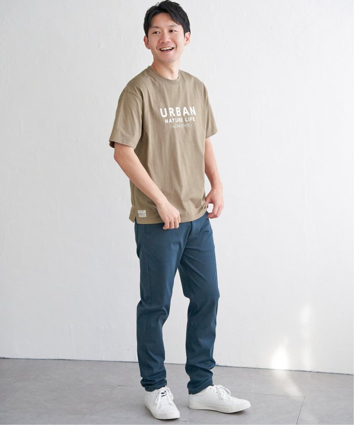 イッカ ikka URBANフロッキープリントT （ブラック） ブラック
