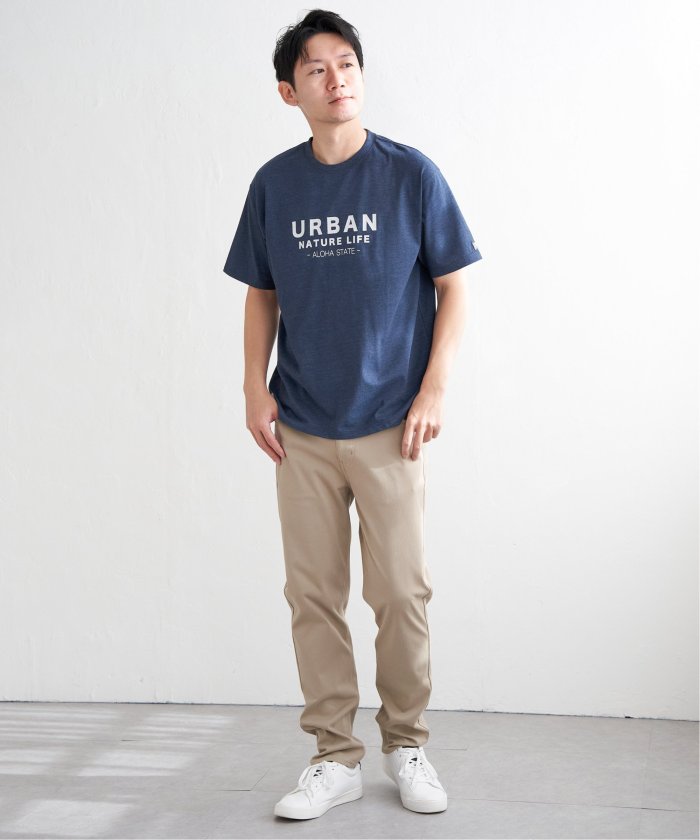 イッカ ikka URBANフロッキープリントT （ブラック） ブラック
