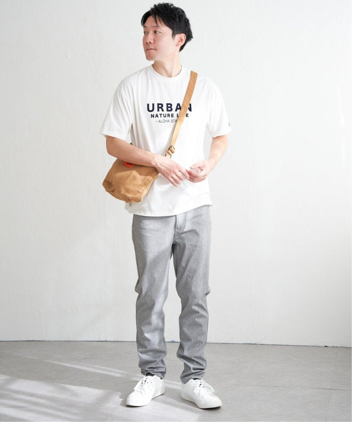 イッカ ikka URBANフロッキープリントT （ブラック） ブラック