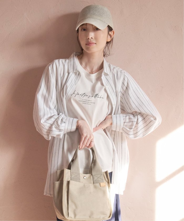 イッカ ikka 【雑誌InRed5月号掲載】フレンチリネンMIX長袖シャツ【抗菌防臭／吸水速乾】 （イエロー） イエロー