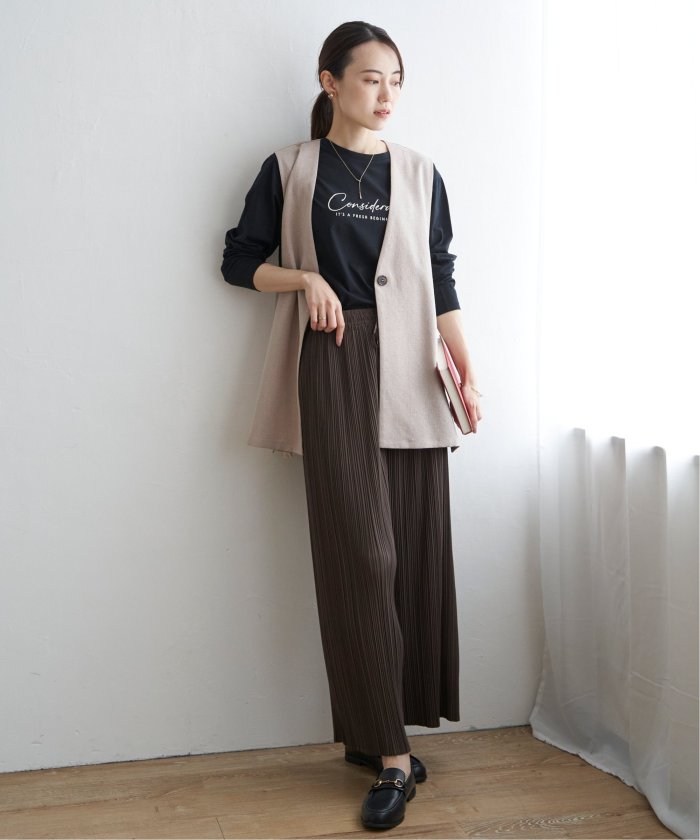 イッカ ikka ロゴフォトプリントロンT （ホワイト） ホワイト
