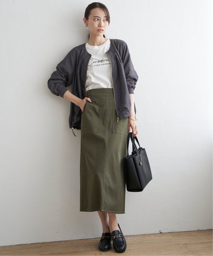 イッカ ikka ロゴフォトプリントロンT （ホワイト） ホワイト