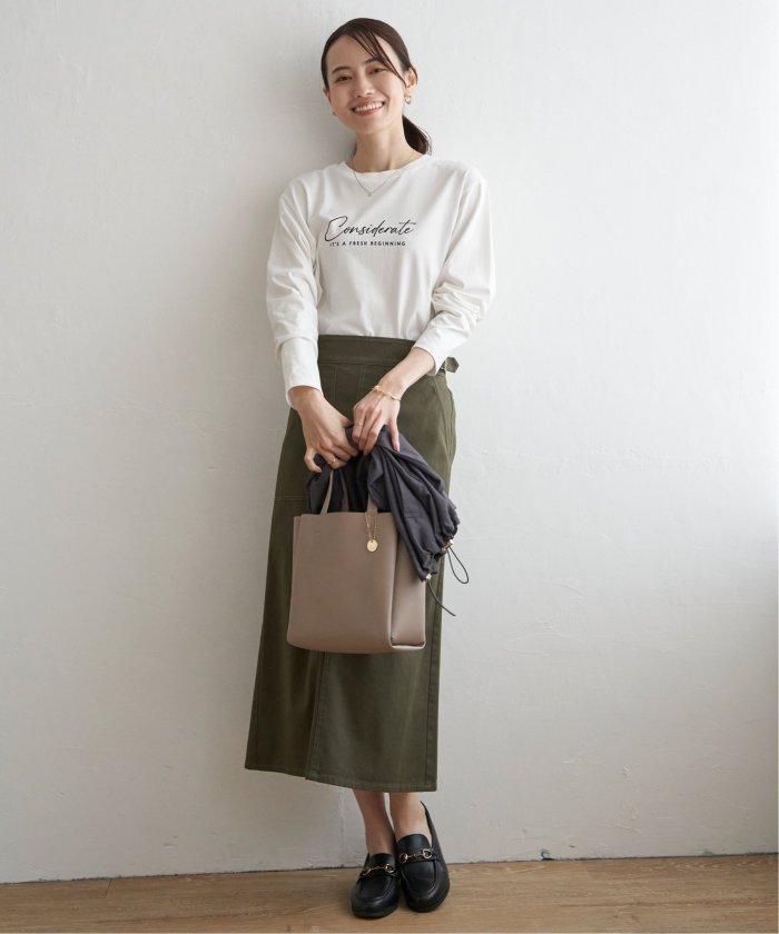 イッカ ikka ロゴフォトプリントロンT （ホワイト） ホワイト