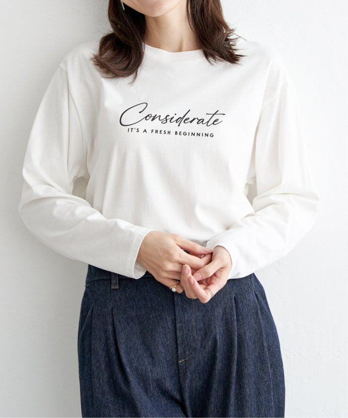 イッカ ikka ロゴフォトプリントロンT （ホワイト） ホワイト