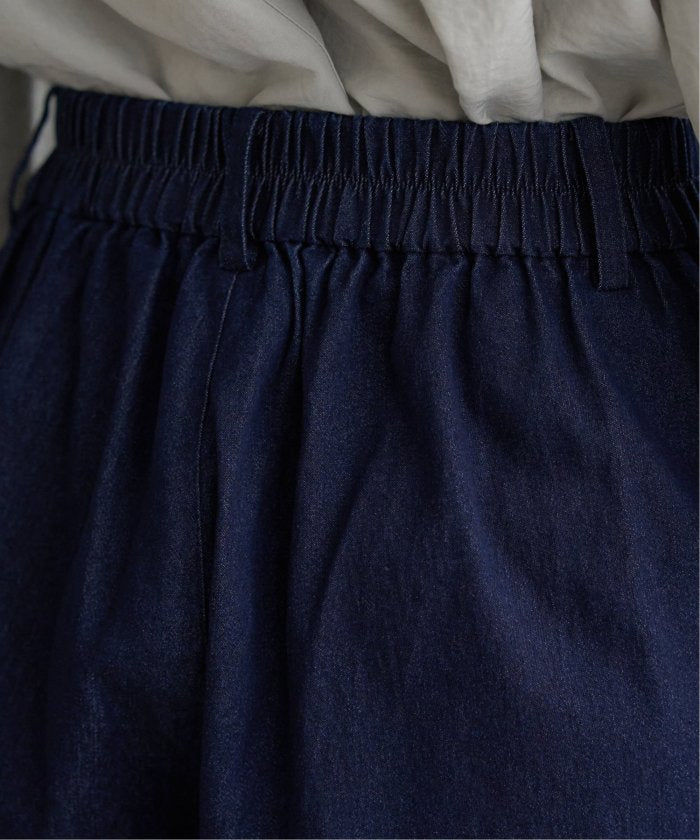イッカ ikka フロントタックワイドパンツ （グレー） グレー